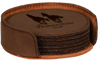Leatherette Coaster Set