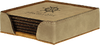 Leatherette Coaster Set