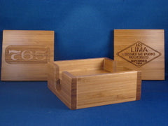 Bamboo Coaster Set
