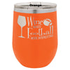 12 OZ POLAR CAMEL STEMLESS WINE GLASSES